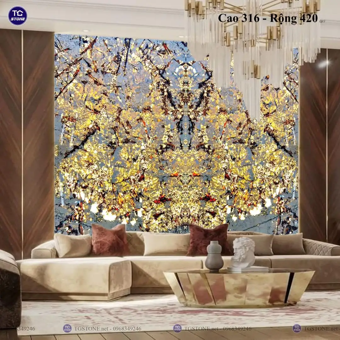 TRANH ĐÁ TỰ NHIÊN THẠCH ANH 490