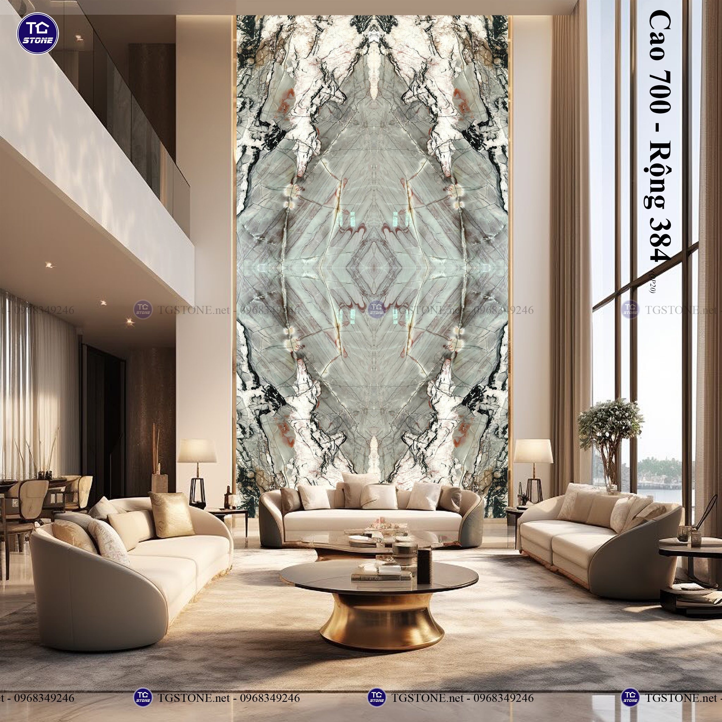 TRANH ĐÁ TỰ NHIÊN THÔNG TẦNG 120