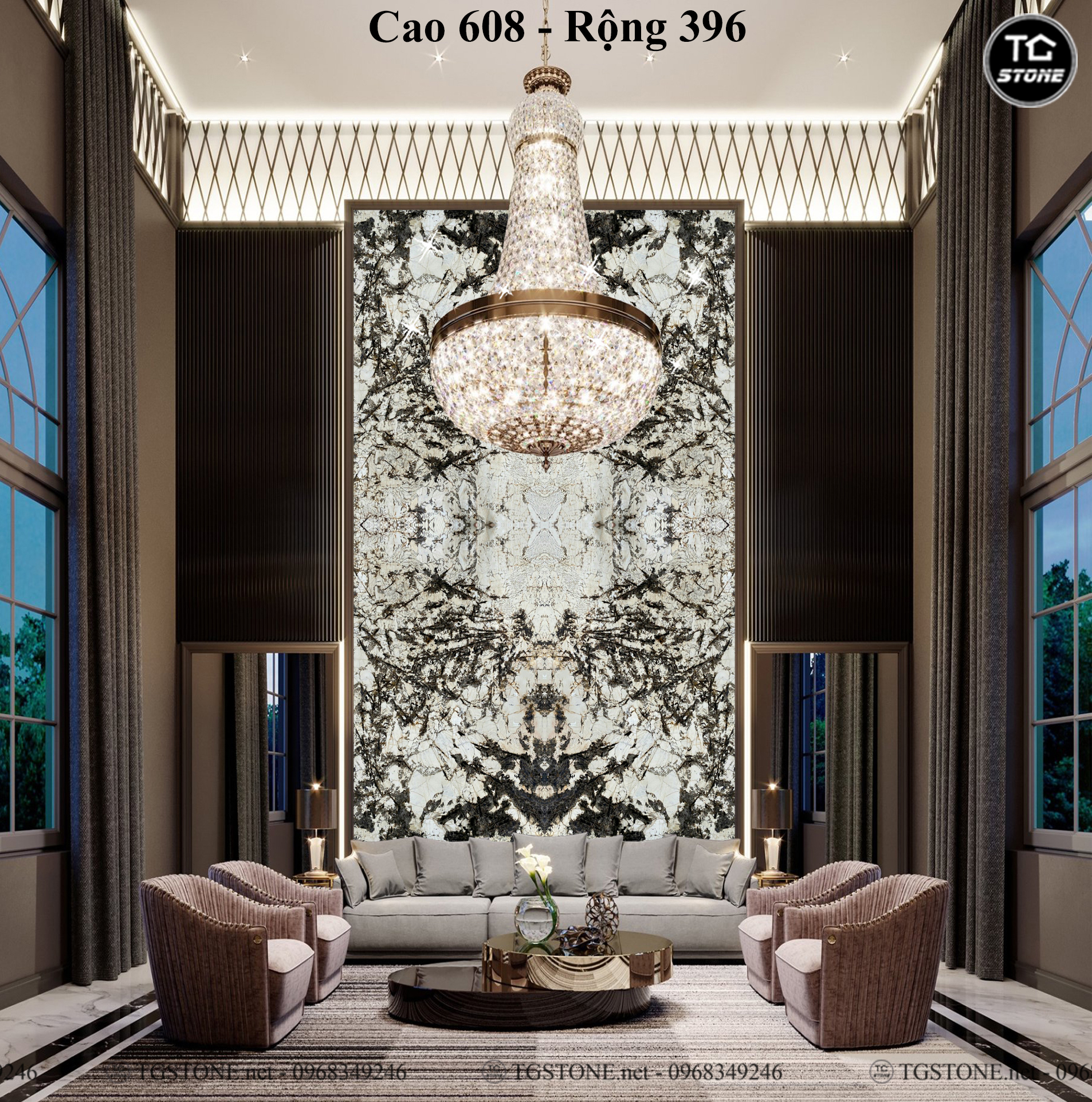 TRANH ĐÁ TỰ NHIÊN THÔNG TẦNG 227