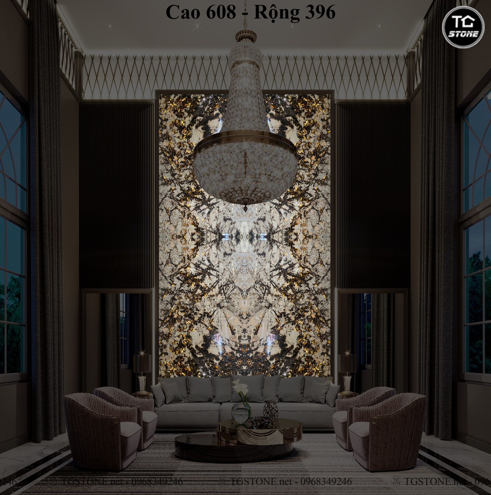 TRANH ĐÁ TỰ NHIÊN THÔNG TẦNG 228