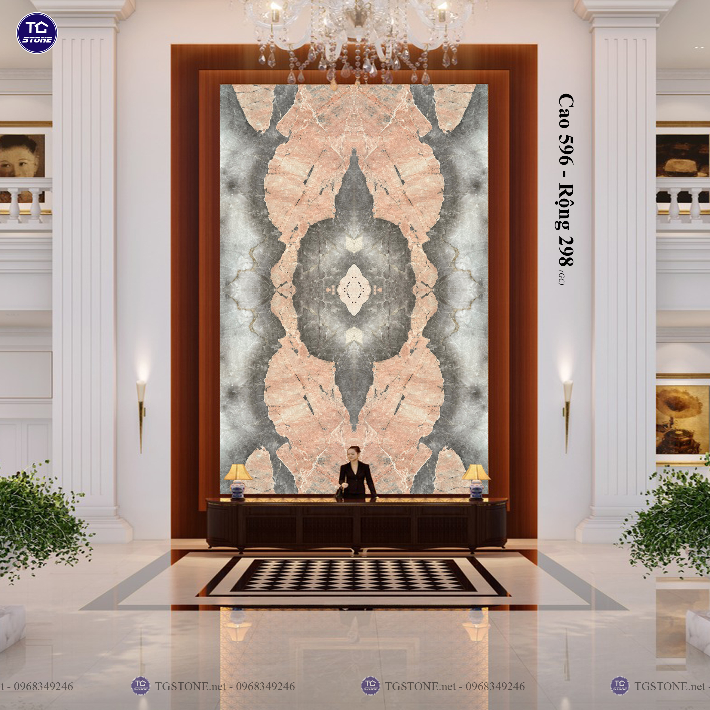TRANH ĐÁ TỰ NHIÊN THÔNG TẦNG 250