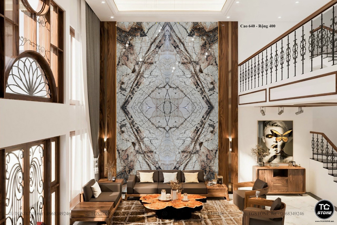 TRANH ĐÁ TỰ NHIÊN THÔNG TẦNG 282