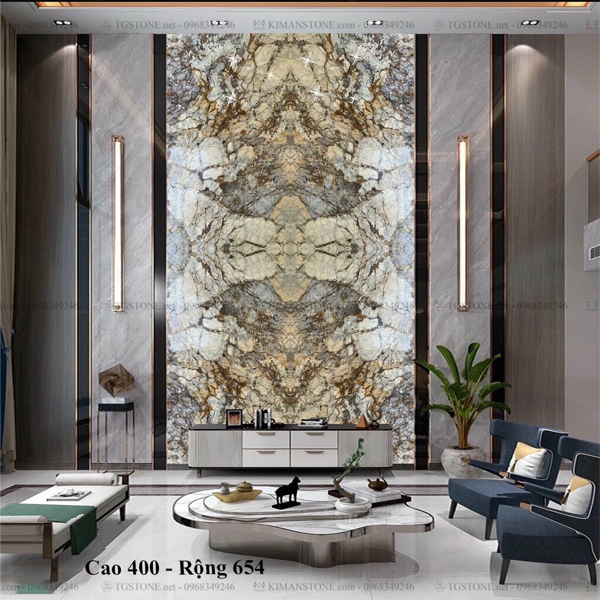 TRANH ĐÁ TỰ NHIÊN THÔNG TẦNG 301