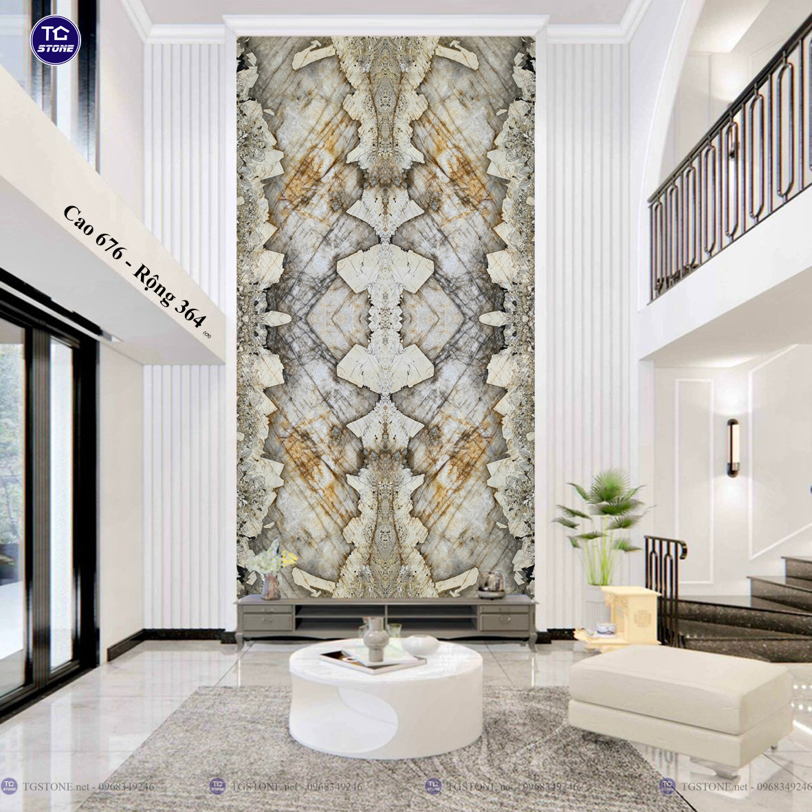 TRANH ĐÁ TỰ NHIÊN THÔNG TẦNG 308