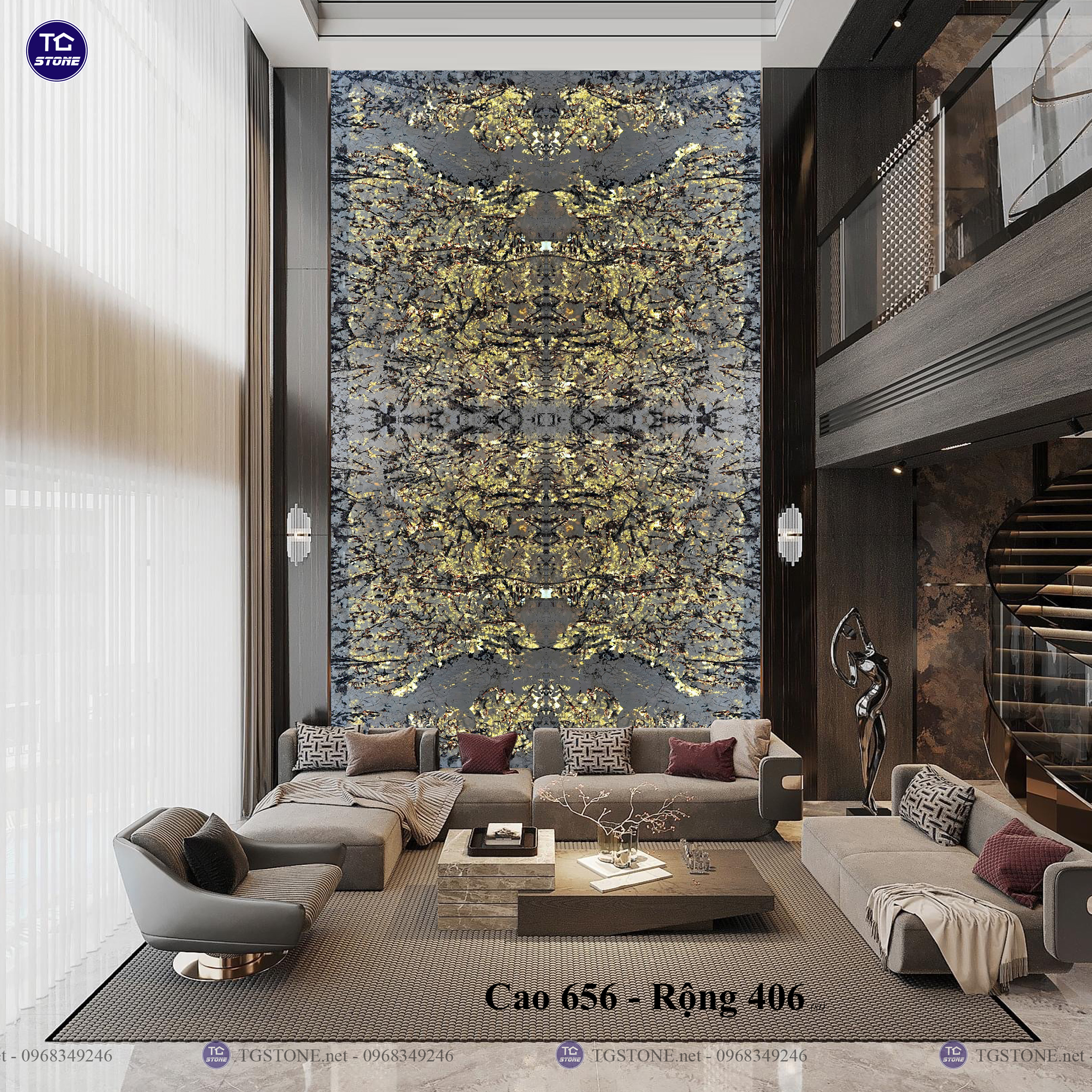 TRANH ĐÁ TỰ NHIÊN THÔNG TẦNG 419