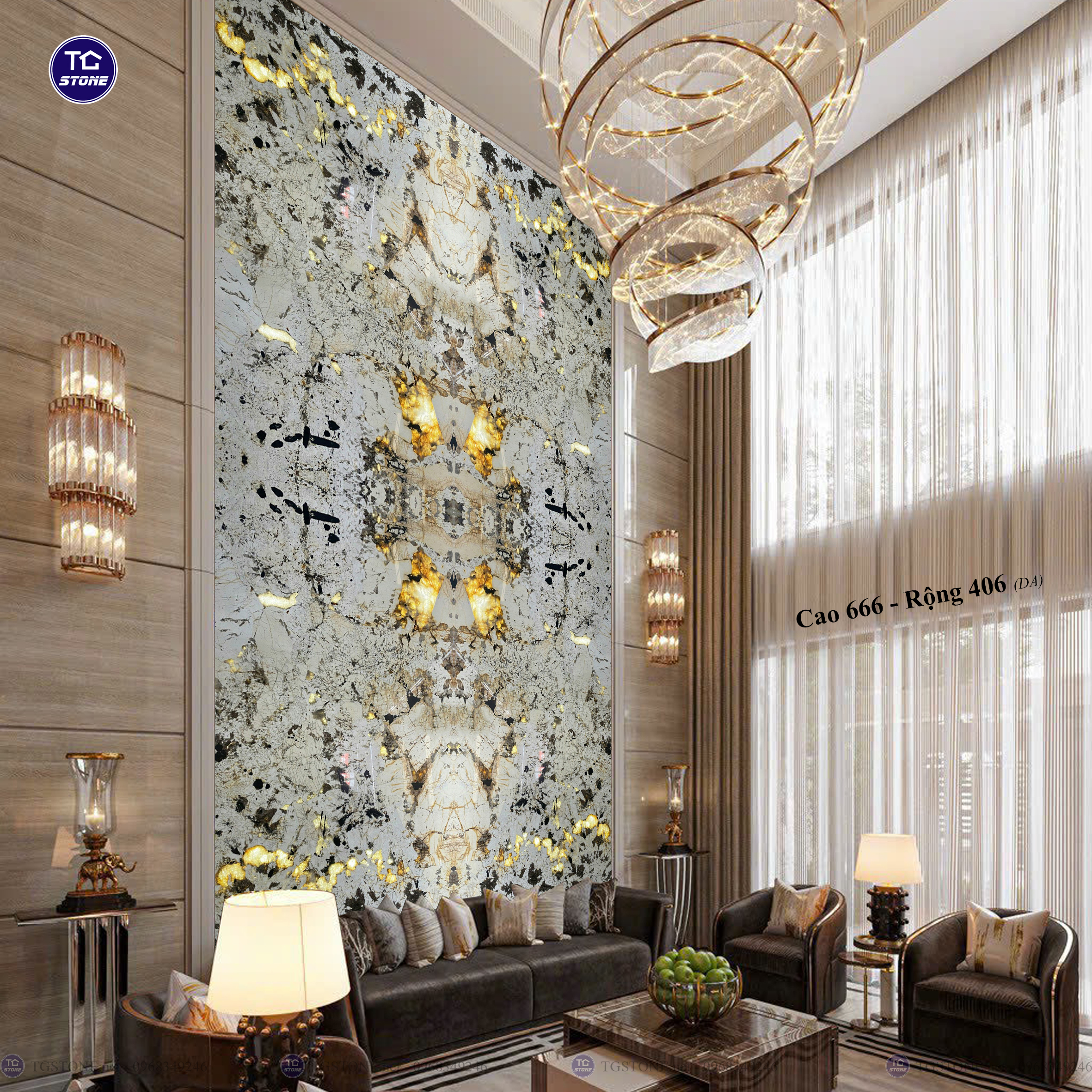 TRANH ĐÁ TỰ NHIÊN THÔNG TẦNG 445