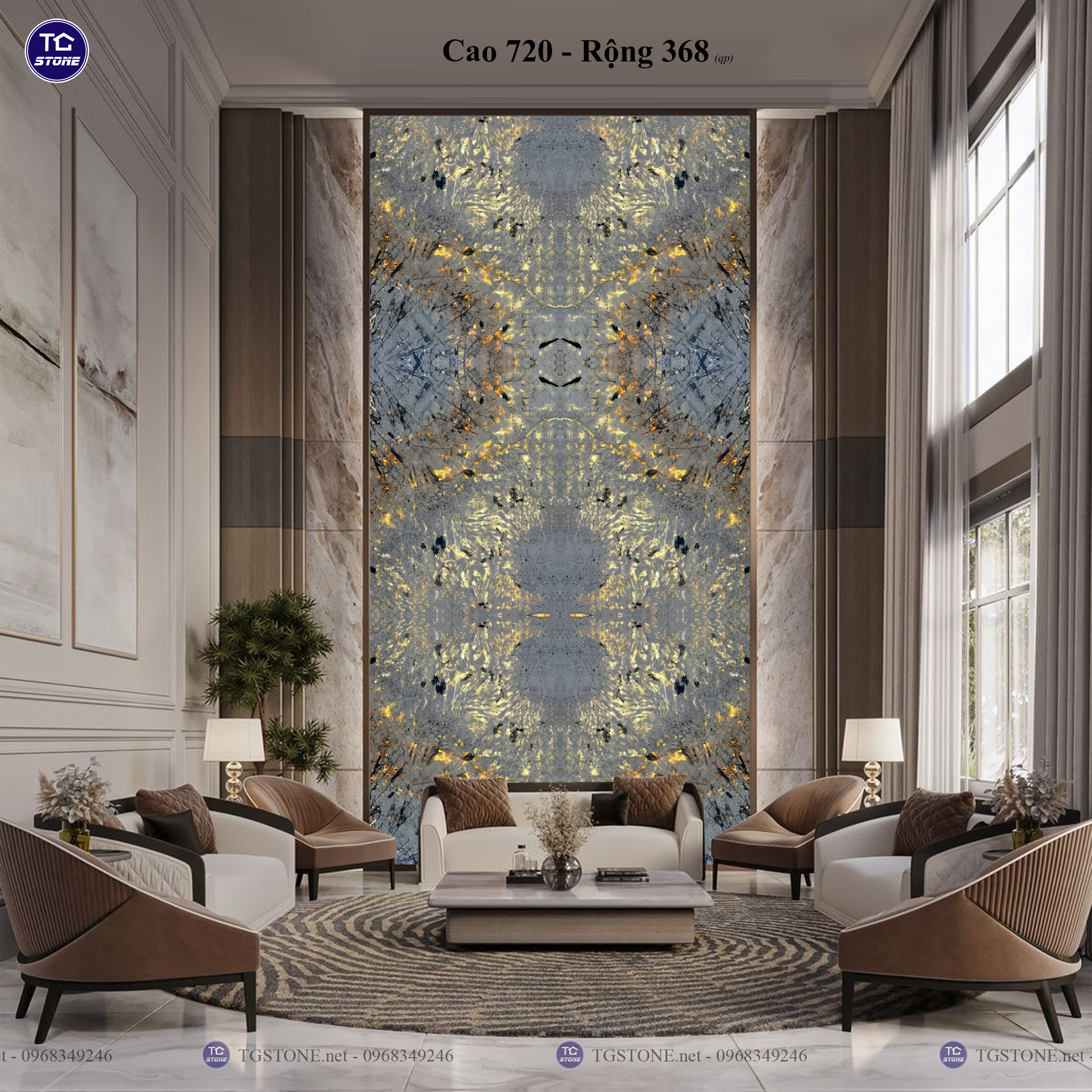TRANH ĐÁ TỰ NHIÊN THÔNG TẦNG 48