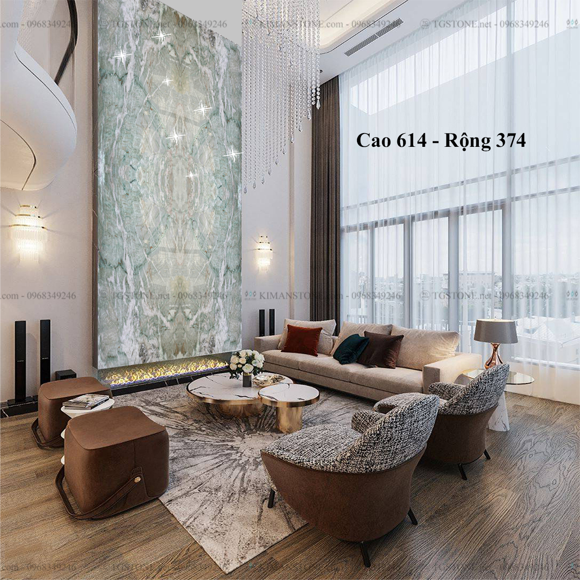 TRANH ĐÁ TỰ NHIÊN THÔNG TẦNG 87