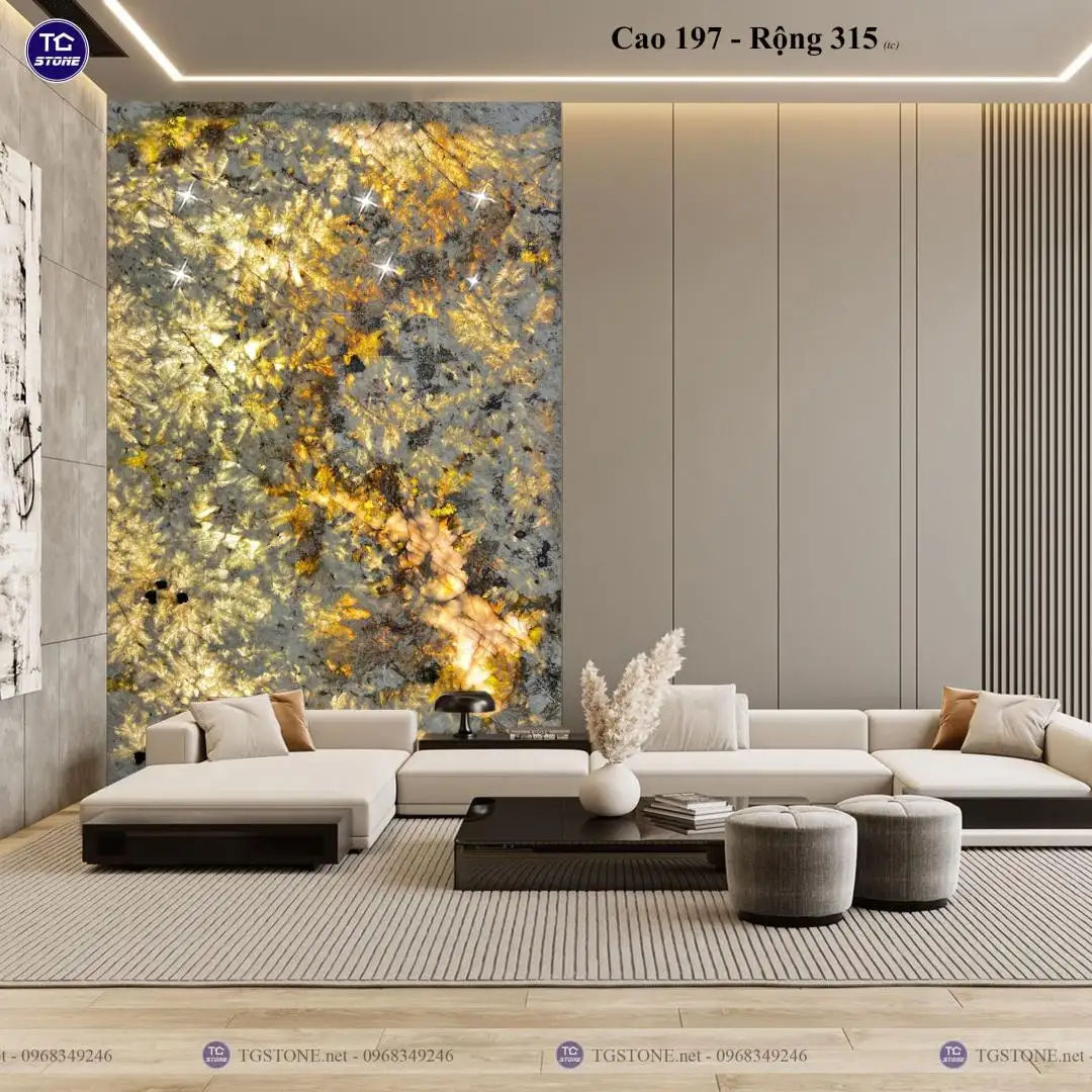 TRANH ĐÁ TỰ NHIÊN XUYÊN SÁNG NGUYÊN TẤM 108