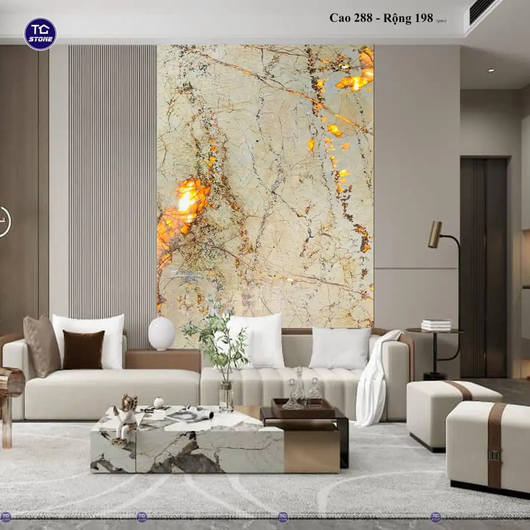 TRANH ĐÁ TỰ NHIÊN XUYÊN SÁNG NGUYÊN TẤM 110