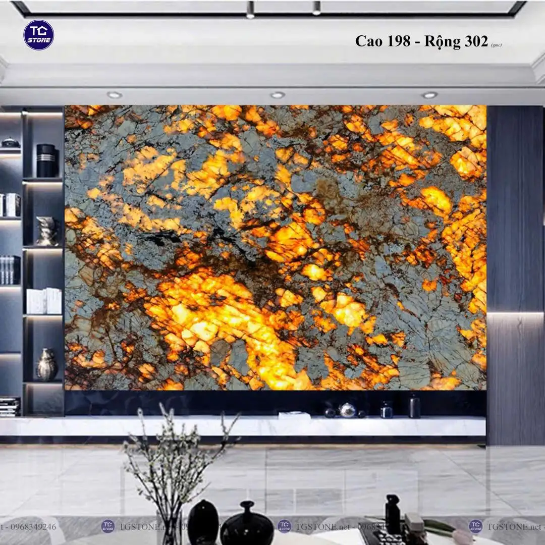 TRANH ĐÁ TỰ NHIÊN XUYÊN SÁNG NGUYÊN TẤM 113