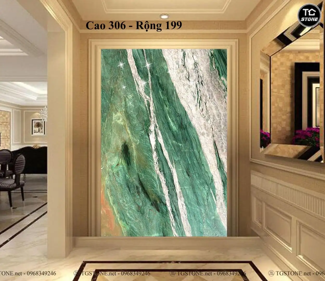 TRANH ĐÁ TỰ NHIÊN XUYÊN SÁNG NGUYÊN TẤM 119