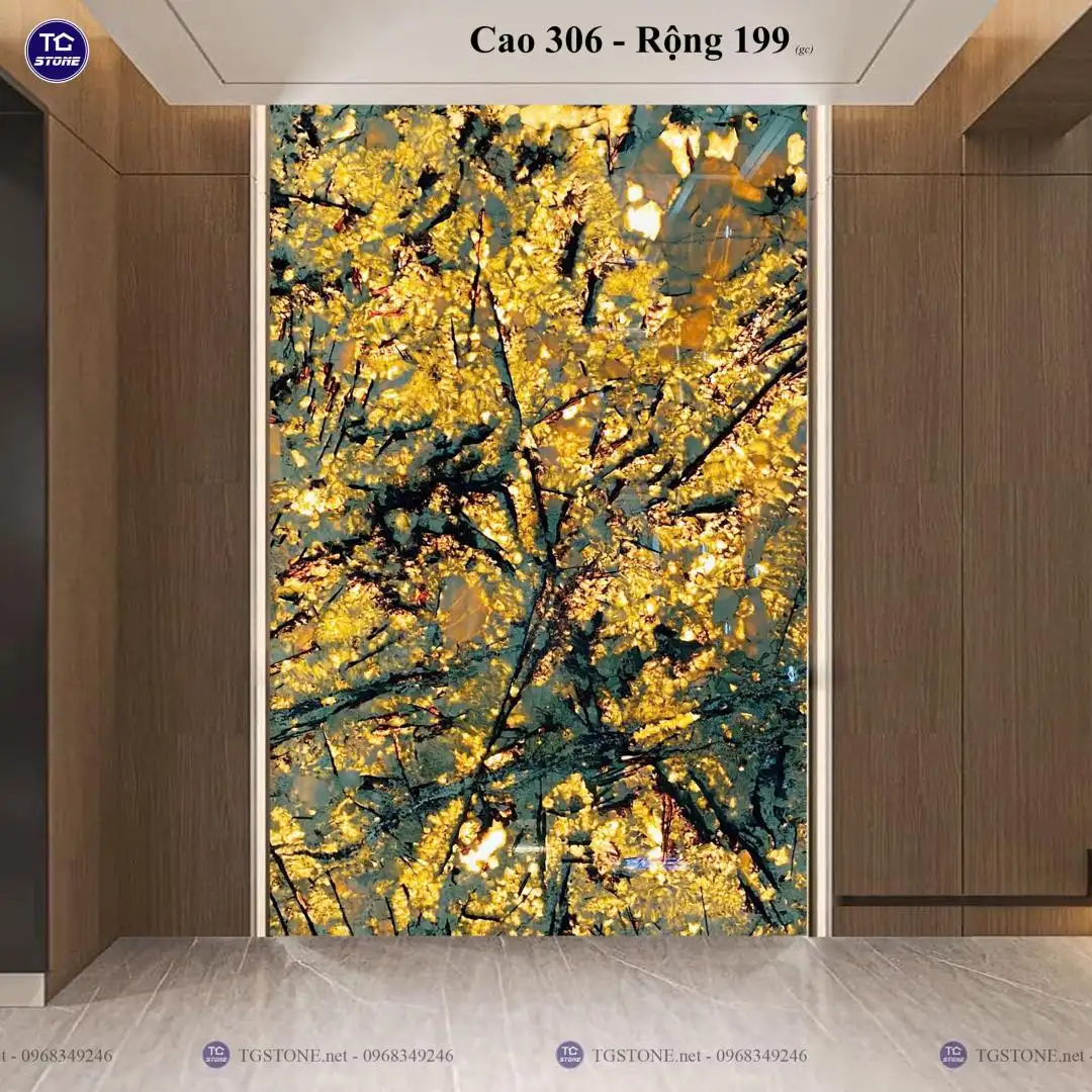 TRANH ĐÁ TỰ NHIÊN XUYÊN SÁNG NGUYÊN TẤM 121