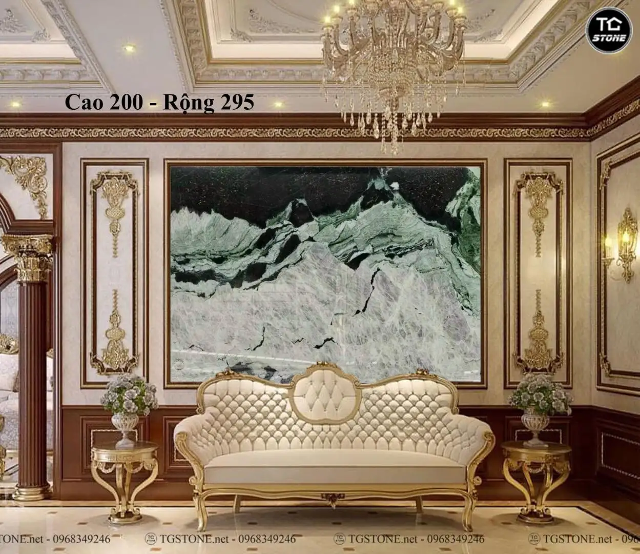 TRANH ĐÁ TỰ NHIÊN XUYÊN SÁNG NGUYÊN TẤM 128