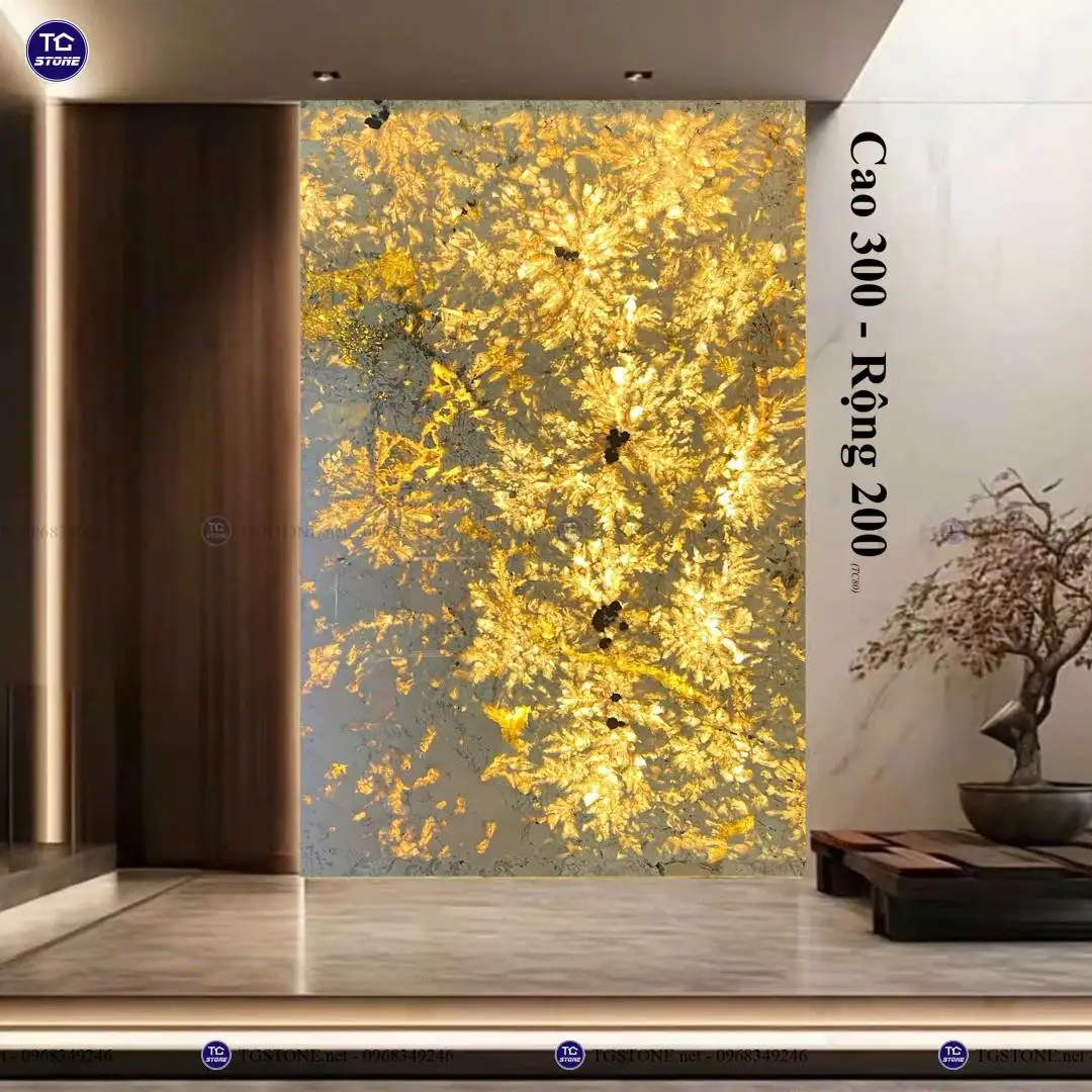 TRANH ĐÁ TỰ NHIÊN XUYÊN SÁNG NGUYÊN TẤM 133