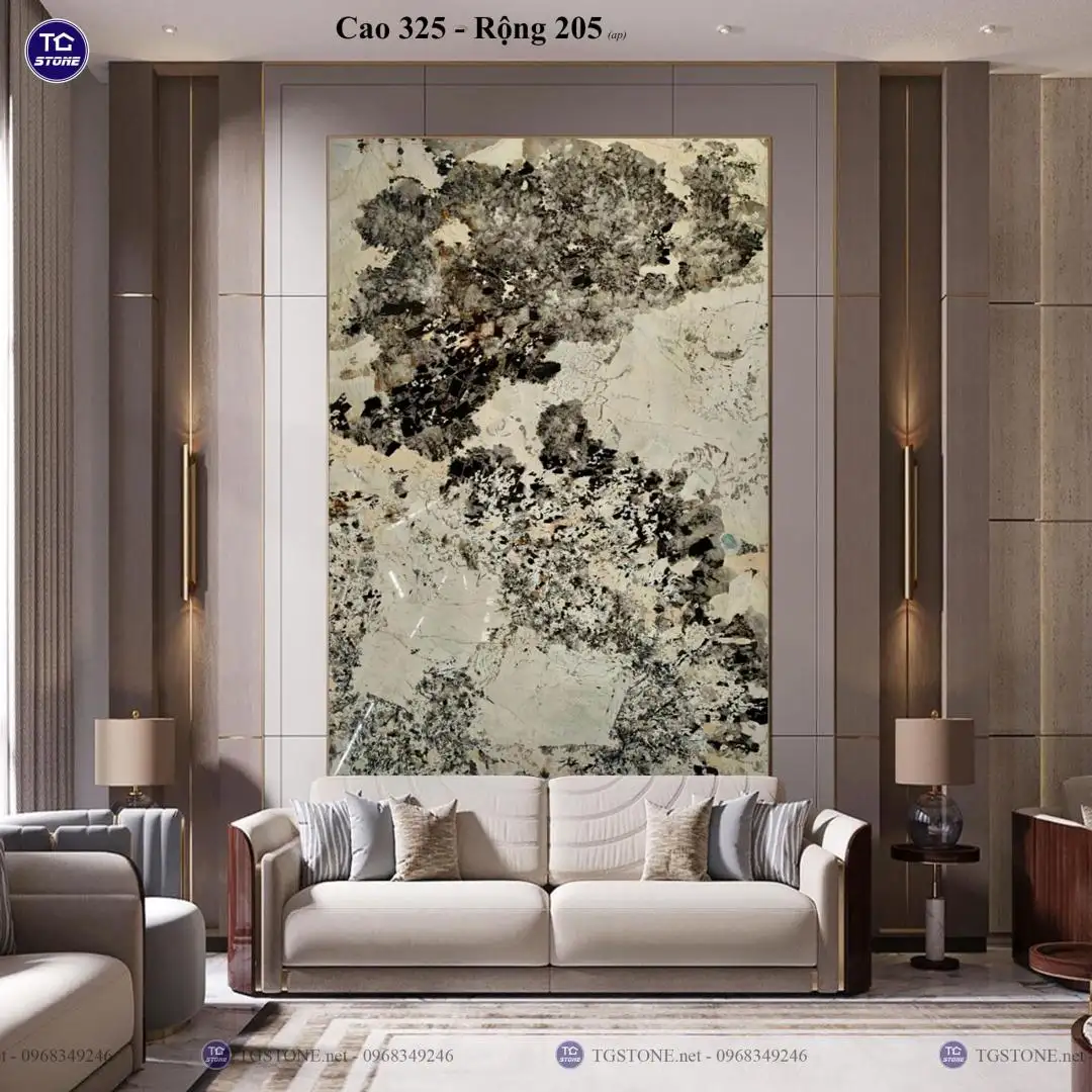 TRANH ĐÁ TỰ NHIÊN XUYÊN SÁNG NGUYÊN TẤM 146