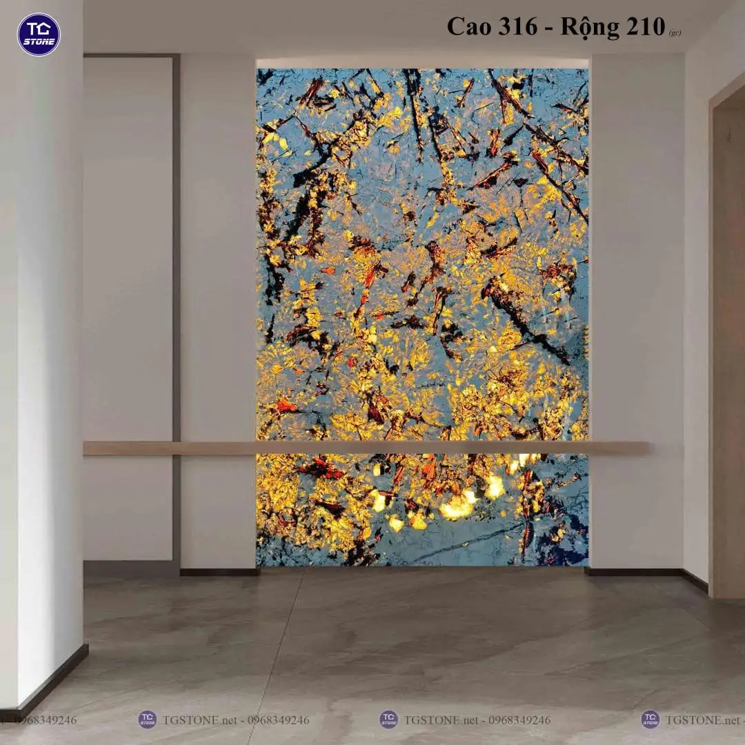 TRANH ĐÁ TỰ NHIÊN XUYÊN SÁNG NGUYÊN TẤM 148