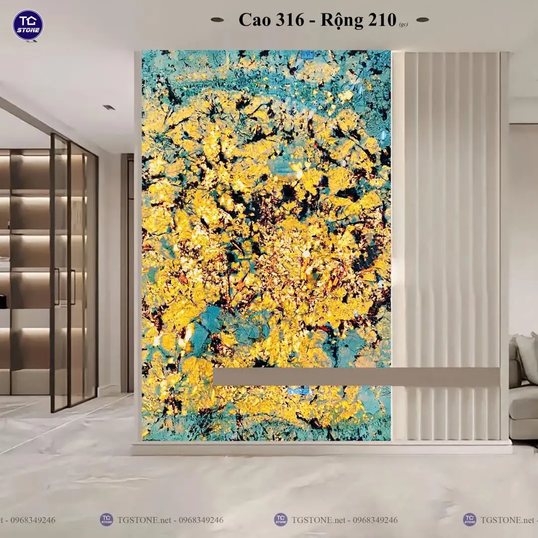 TRANH ĐÁ TỰ NHIÊN XUYÊN SÁNG NGUYÊN TẤM 156