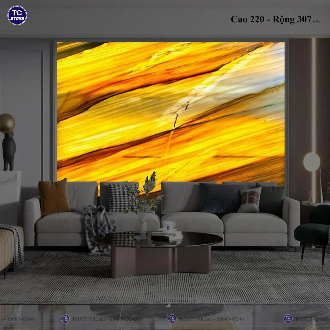 TRANH ĐÁ TỰ NHIÊN XUYÊN SÁNG NGUYÊN TẤM 157