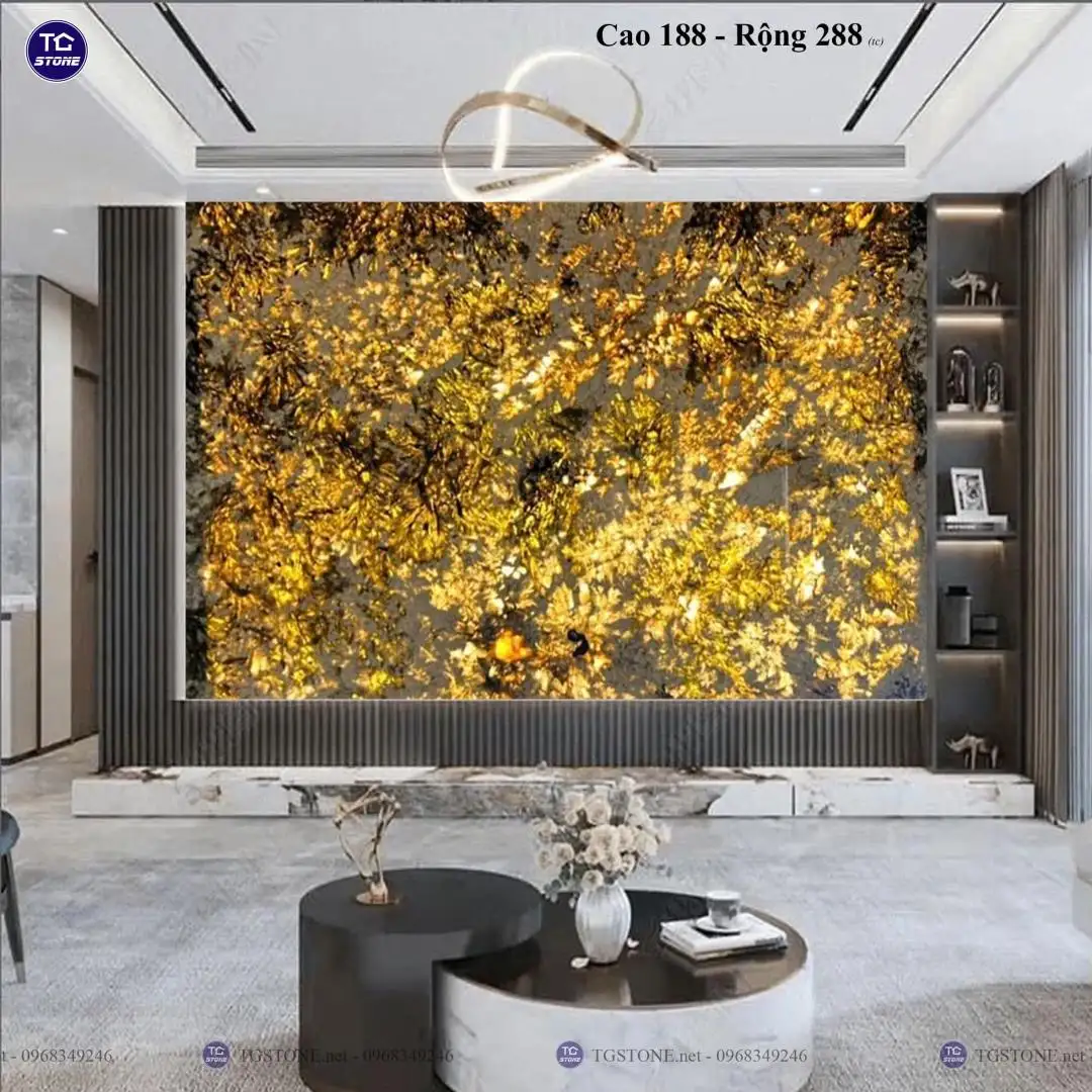 TRANH ĐÁ TỰ NHIÊN XUYÊN SÁNG NGUYÊN TẤM 160