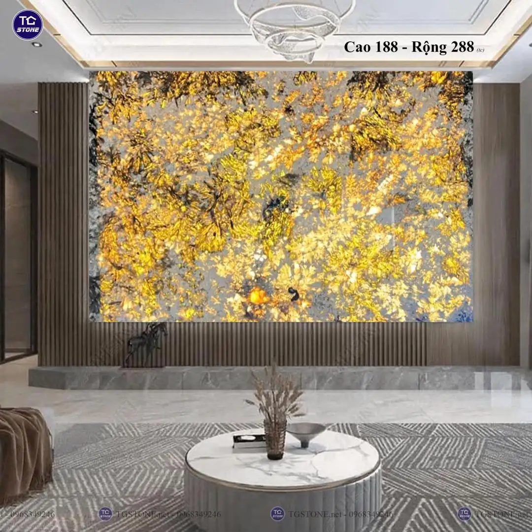 TRANH ĐÁ TỰ NHIÊN XUYÊN SÁNG NGUYÊN TẤM 161