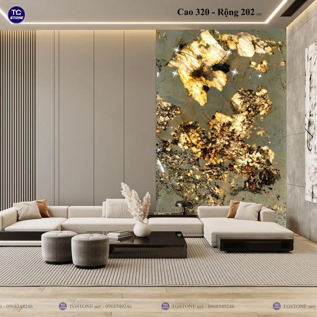 TRANH ĐÁ TỰ NHIÊN XUYÊN SÁNG NGUYÊN TẤM 172