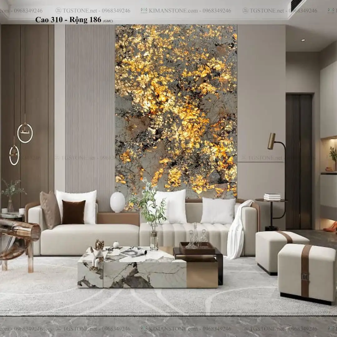 TRANH ĐÁ TỰ NHIÊN XUYÊN SÁNG NGUYÊN TẤM 176