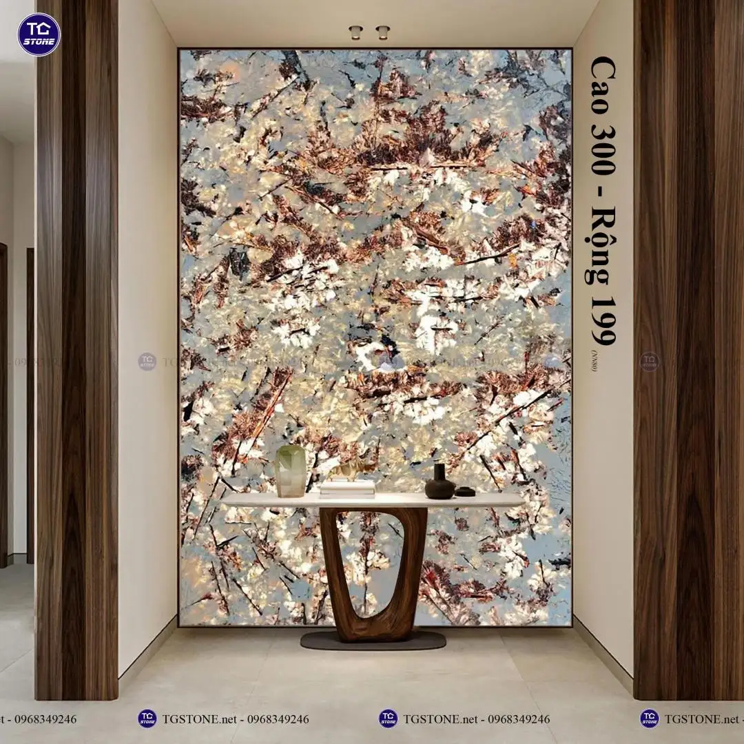 TRANH ĐÁ TỰ NHIÊN XUYÊN SÁNG NGUYÊN TẤM 2