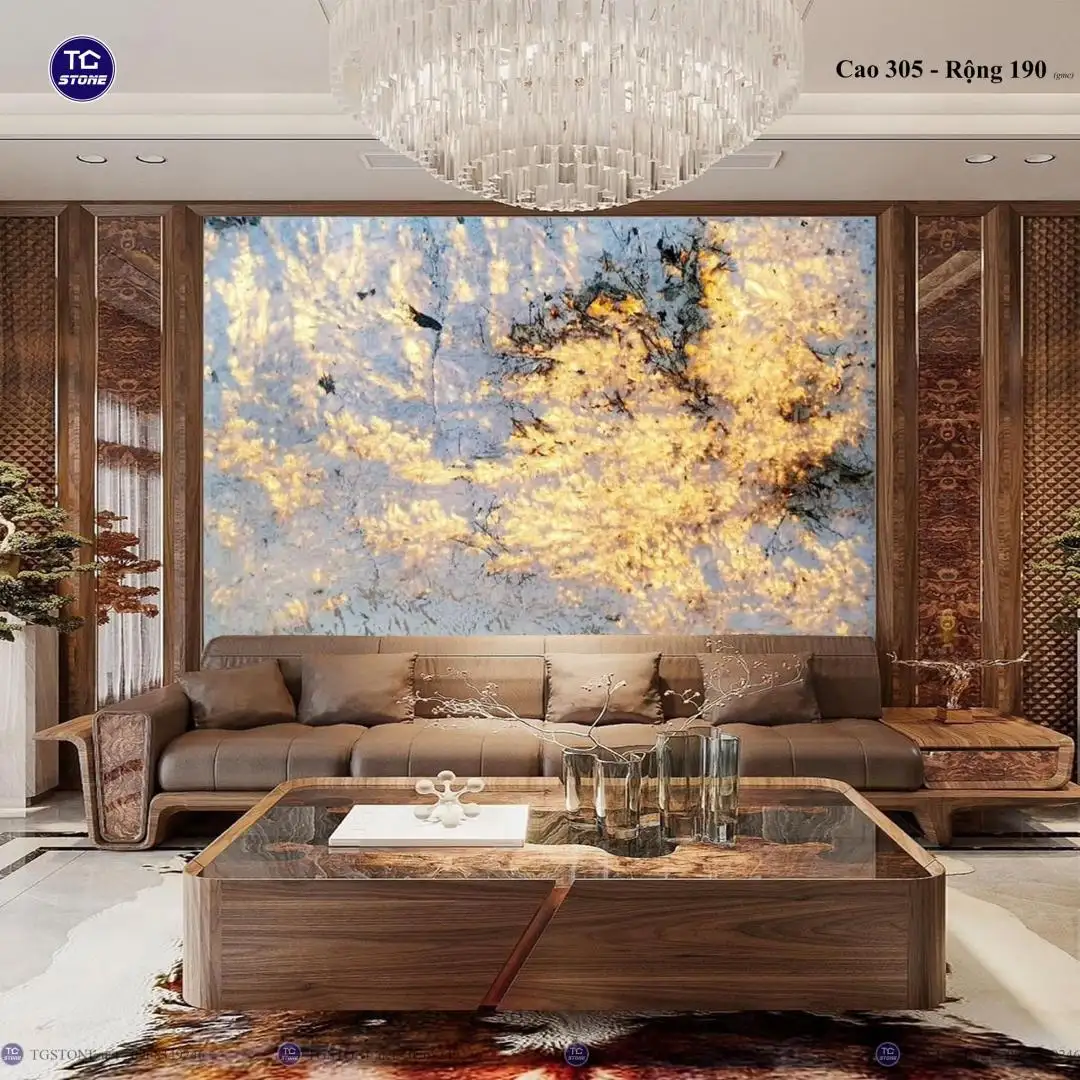 TRANH ĐÁ TỰ NHIÊN XUYÊN SÁNG NGUYÊN TẤM 25