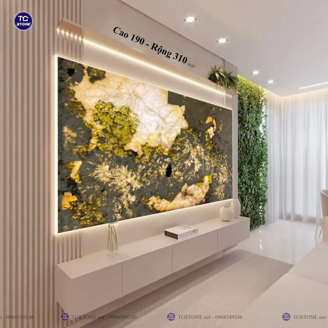 TRANH ĐÁ TỰ NHIÊN XUYÊN SÁNG NGUYÊN TẤM 27