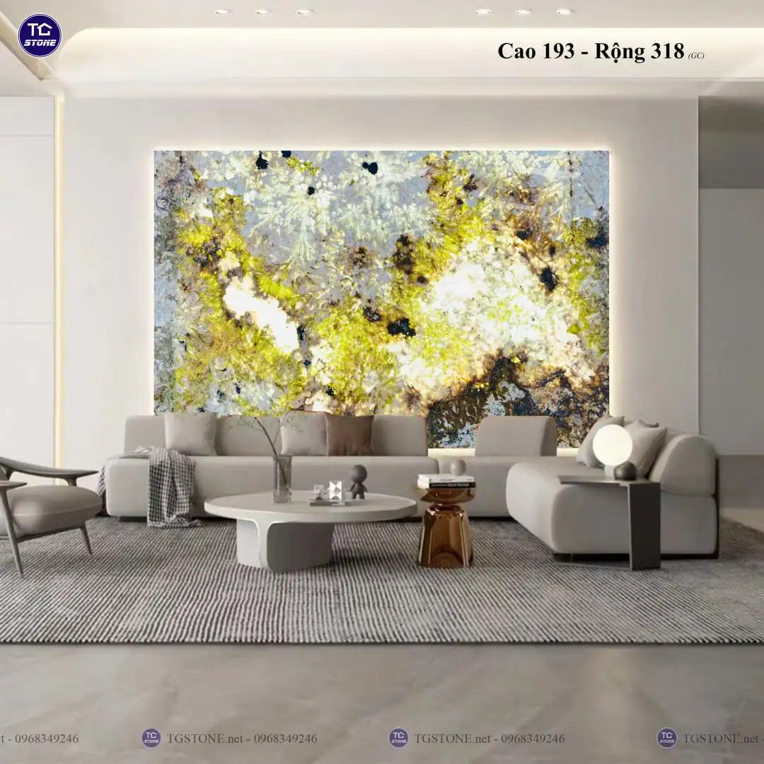TRANH ĐÁ TỰ NHIÊN XUYÊN SÁNG NGUYÊN TẤM 55