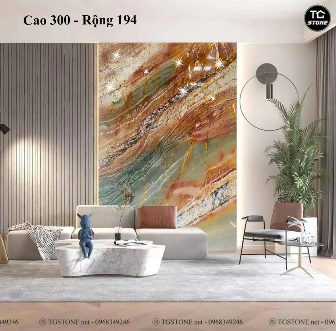 TRANH ĐÁ TỰ NHIÊN XUYÊN SÁNG NGUYÊN TẤM 59