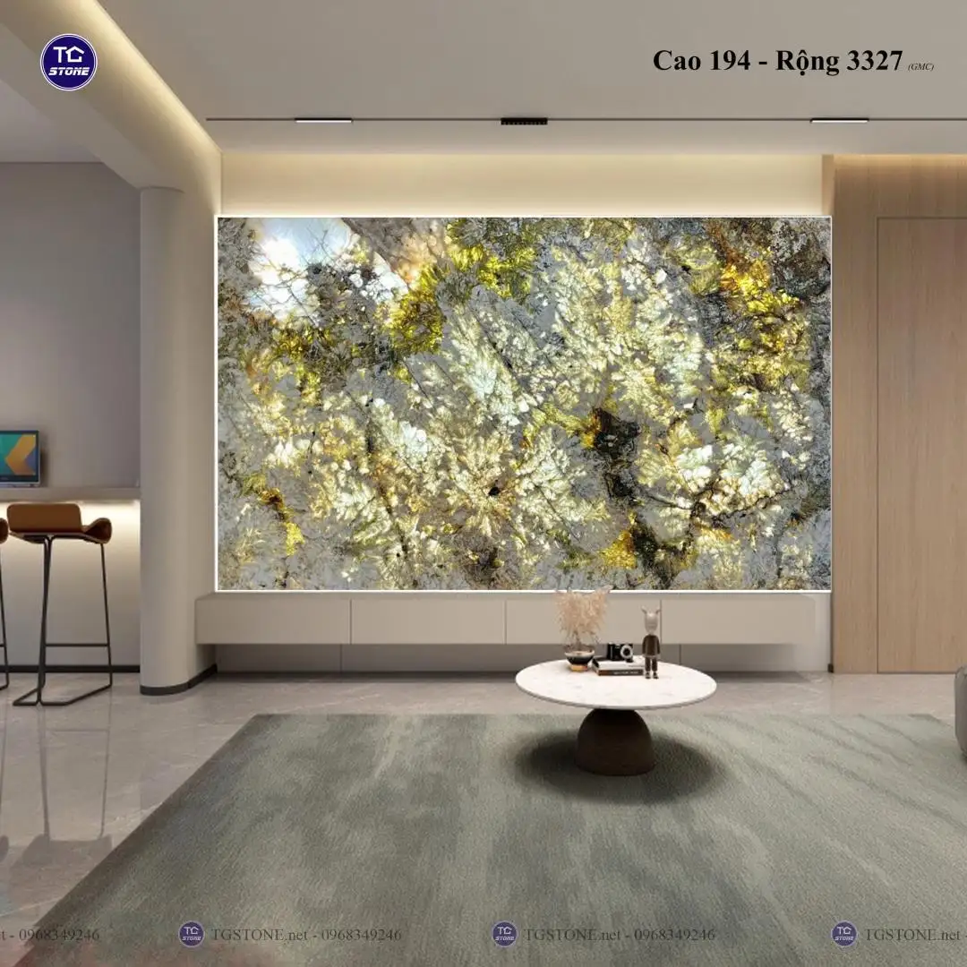 TRANH ĐÁ TỰ NHIÊN XUYÊN SÁNG NGUYÊN TẤM 65