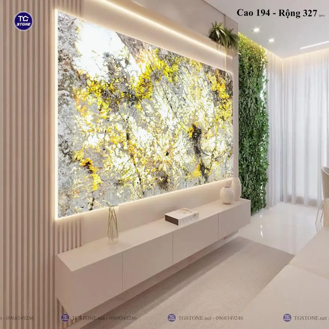 TRANH ĐÁ TỰ NHIÊN XUYÊN SÁNG NGUYÊN TẤM 66