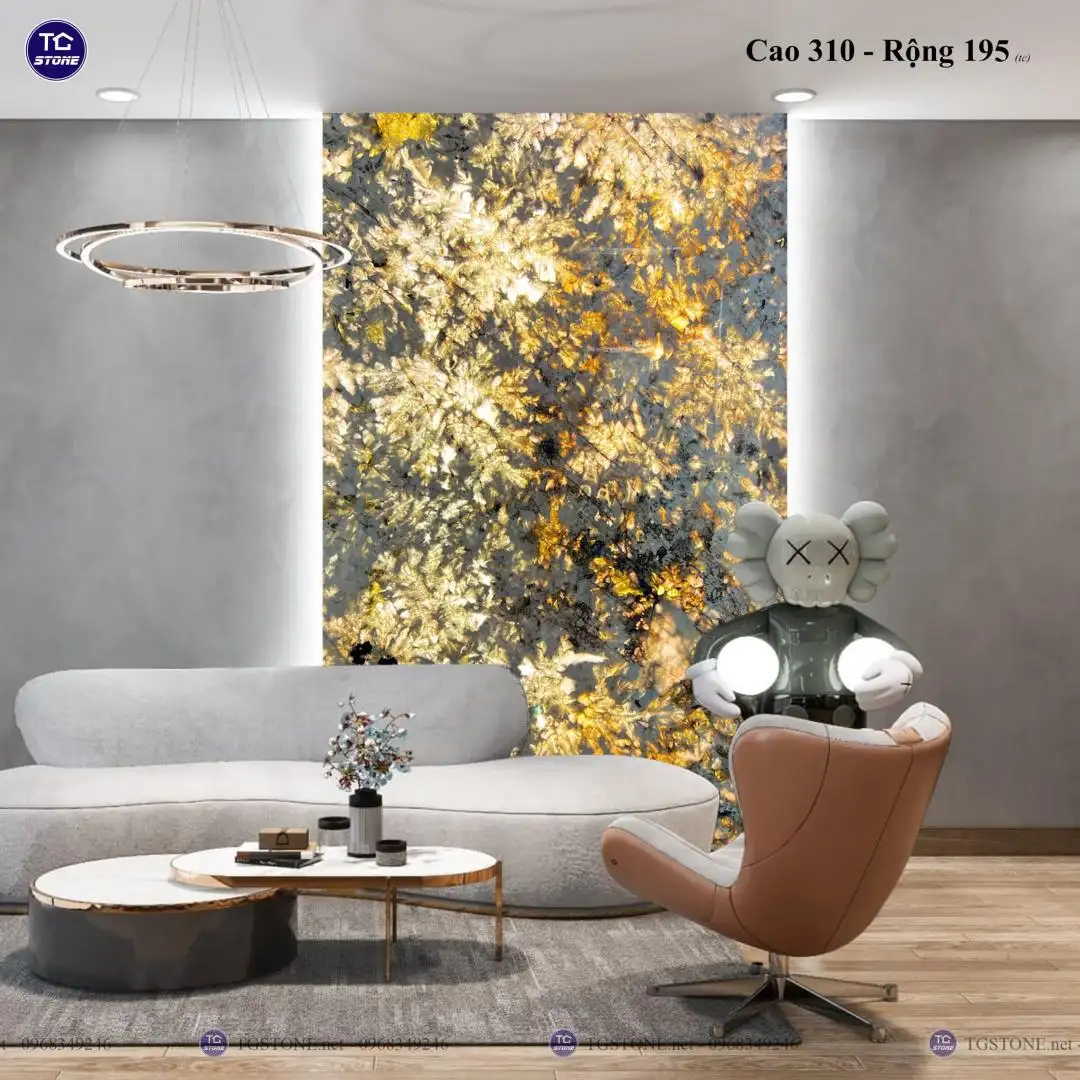 TRANH ĐÁ TỰ NHIÊN XUYÊN SÁNG NGUYÊN TẤM 70