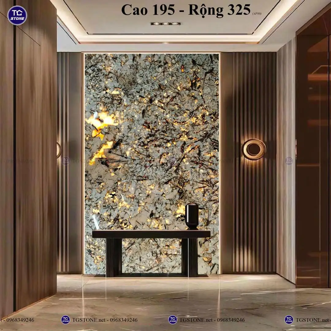 TRANH ĐÁ TỰ NHIÊN XUYÊN SÁNG NGUYÊN TẤM 84