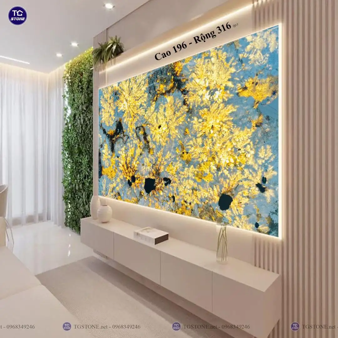 TRANH ĐÁ TỰ NHIÊN XUYÊN SÁNG NGUYÊN TẤM 92