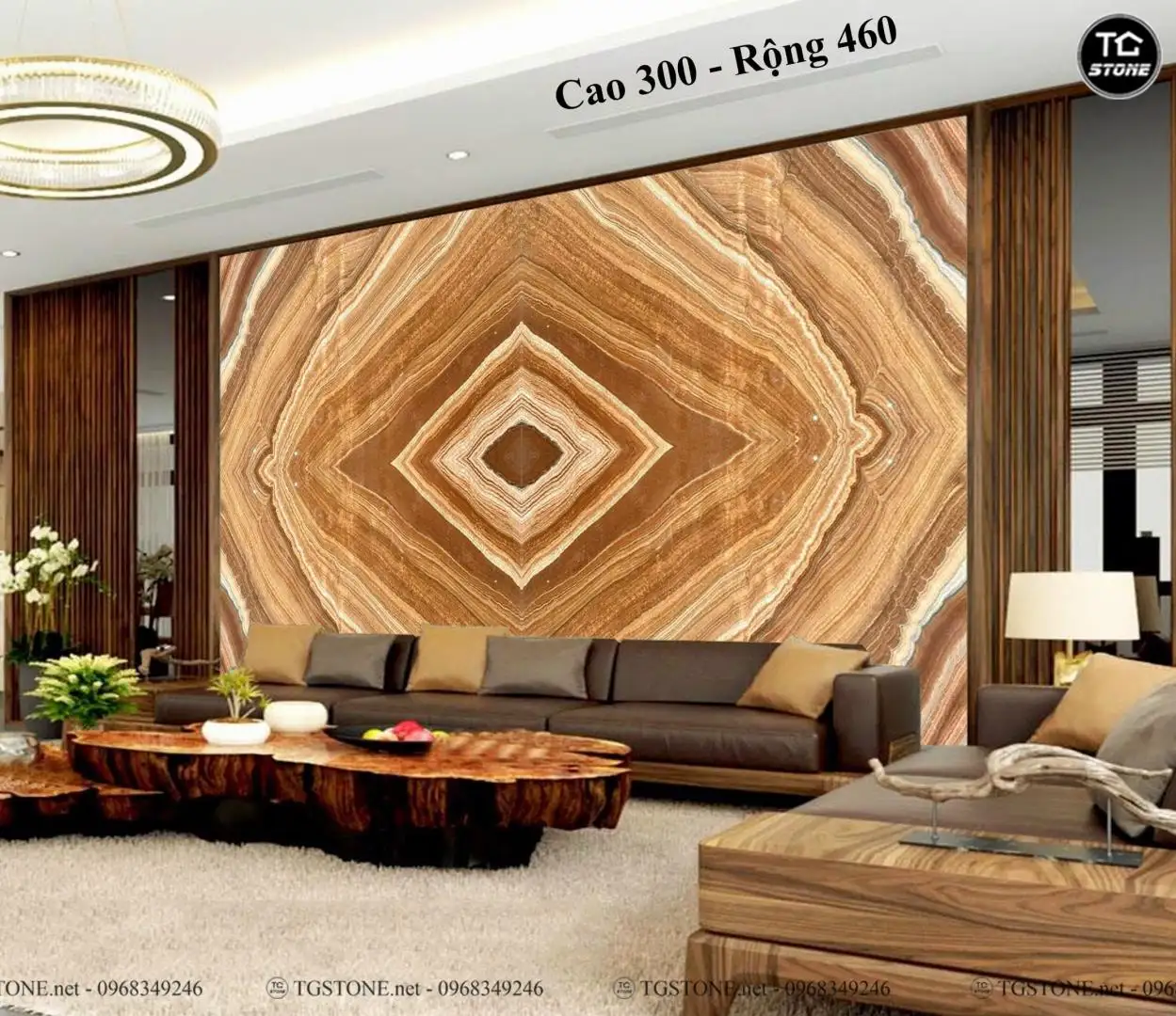 TRANH ĐÁ TỰ NHIÊN XUYÊN SÁNG ONYX 11