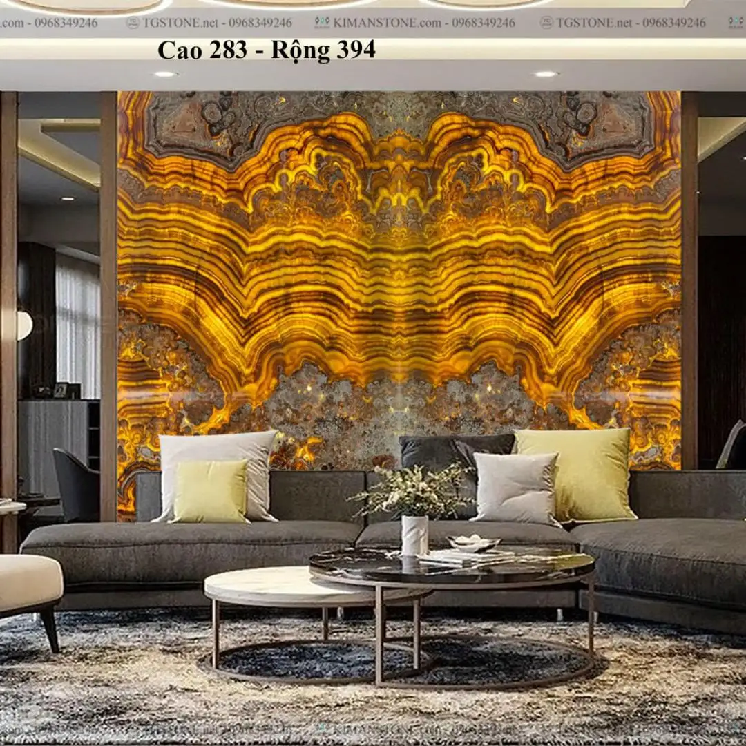 TRANH ĐÁ TỰ NHIÊN XUYÊN SÁNG ONYX 30