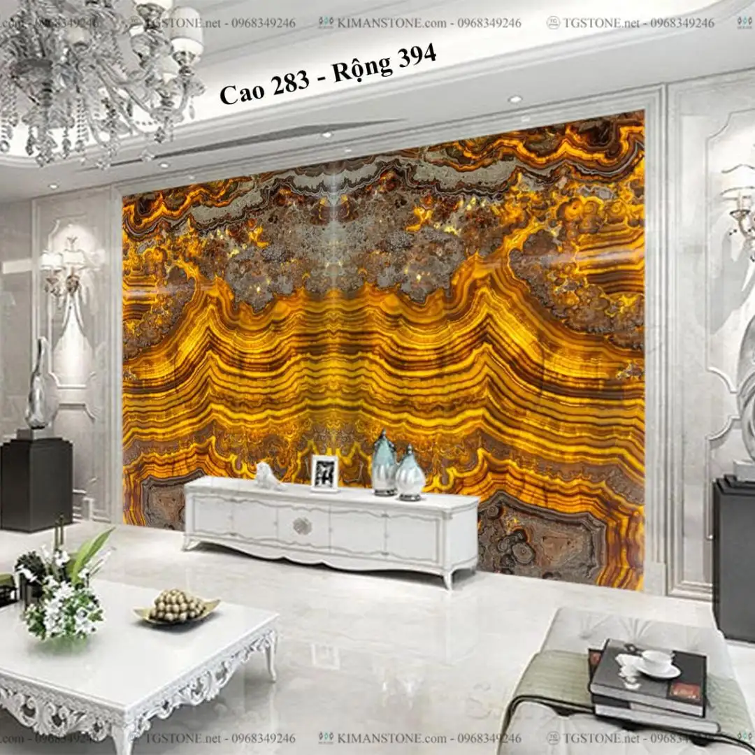 TRANH ĐÁ TỰ NHIÊN XUYÊN SÁNG ONYX 32