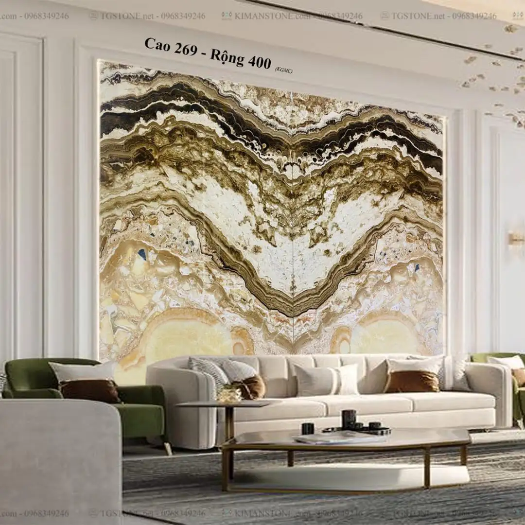 TRANH ĐÁ TỰ NHIÊN XUYÊN SÁNG ONYX 34