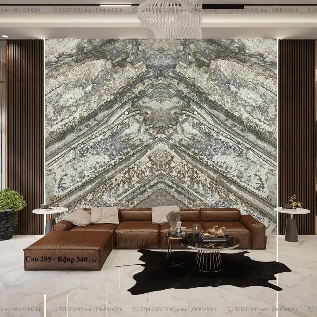 TRANH ĐÁ TỰ NHIÊN XUYÊN SÁNG ONYX 45