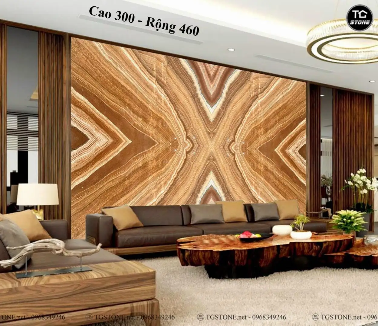 TRANH ĐÁ TỰ NHIÊN XUYÊN SÁNG ONYX 9