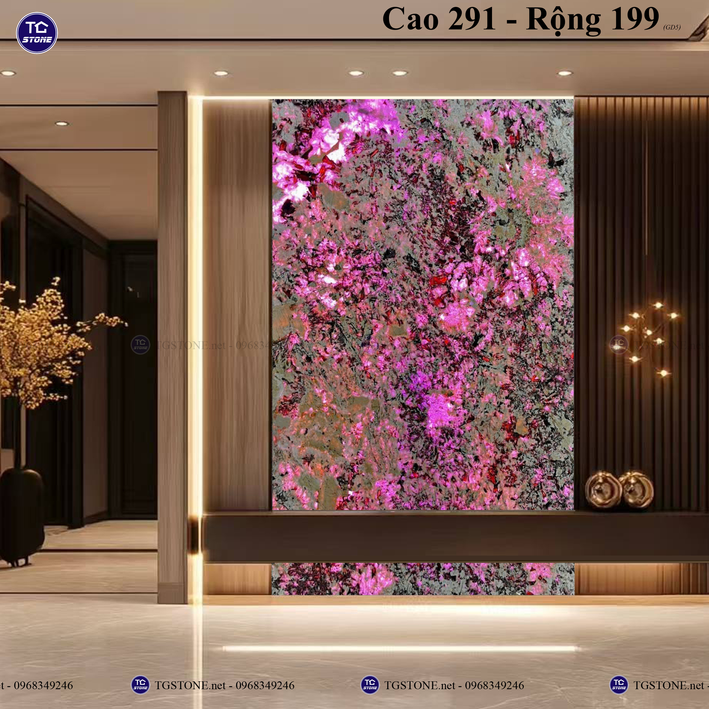 Tranh đá xuyên sáng nguyên tấm 10