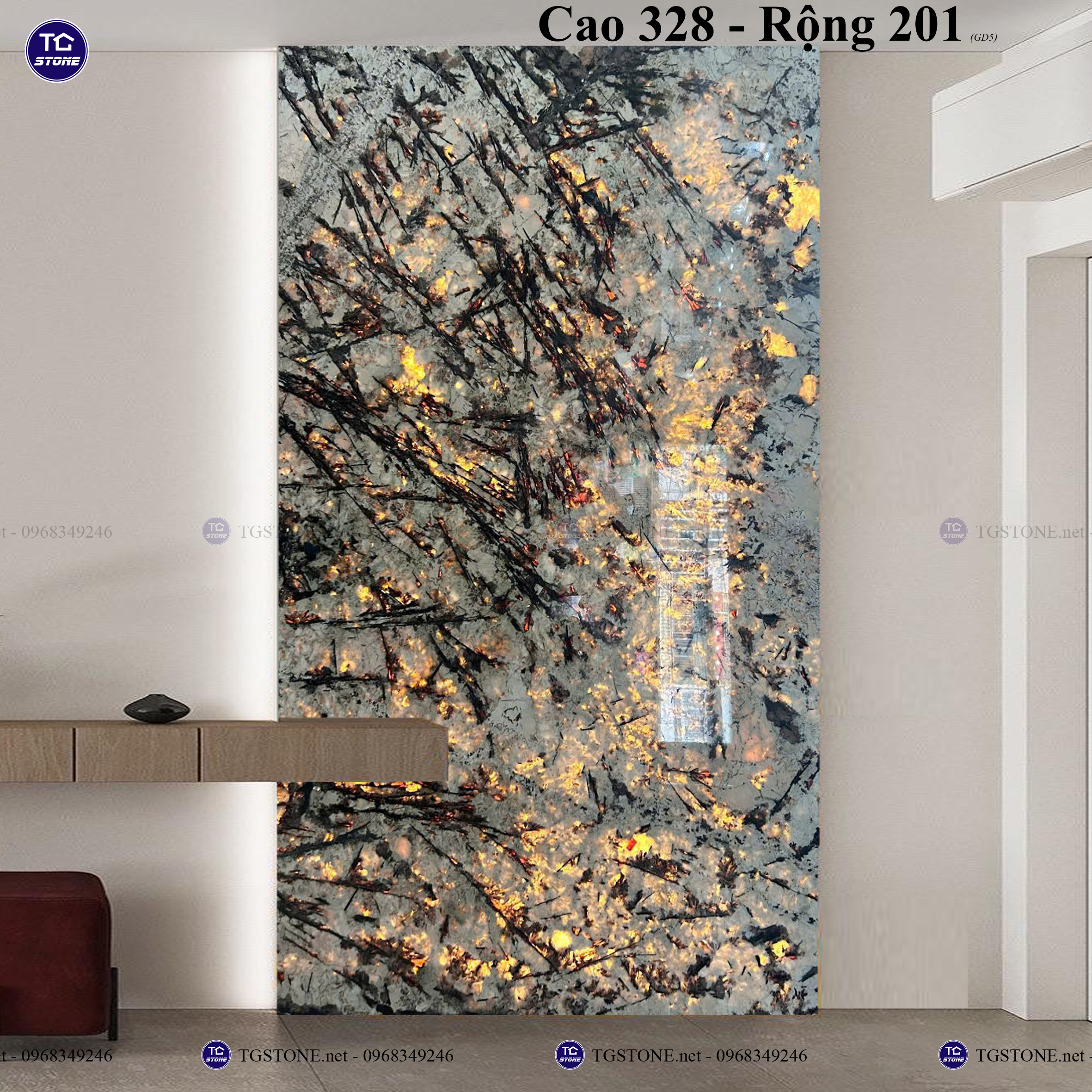 Tranh đá xuyên sáng nguyên tấm 21