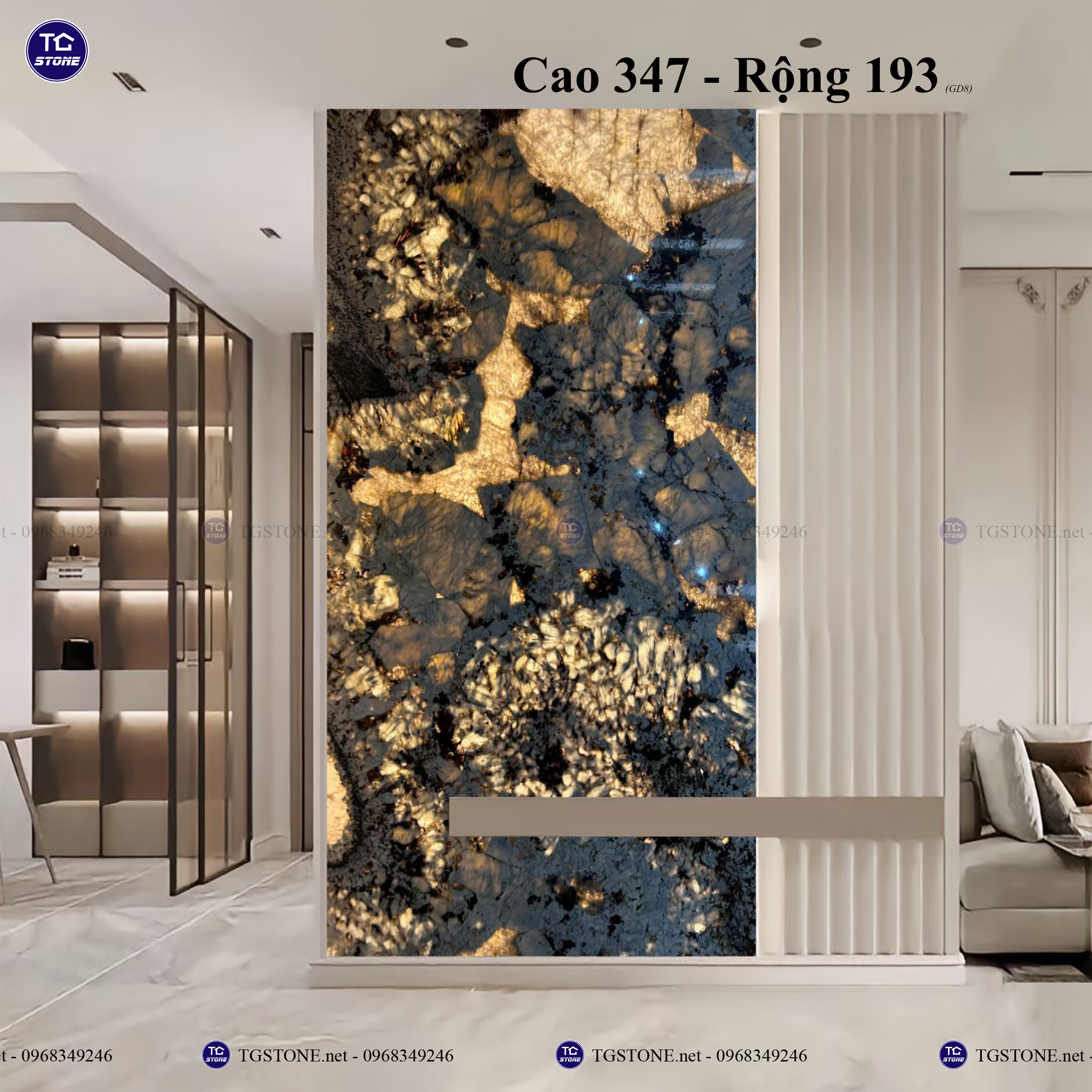 Tranh đá xuyên sáng nguyên tấm 23