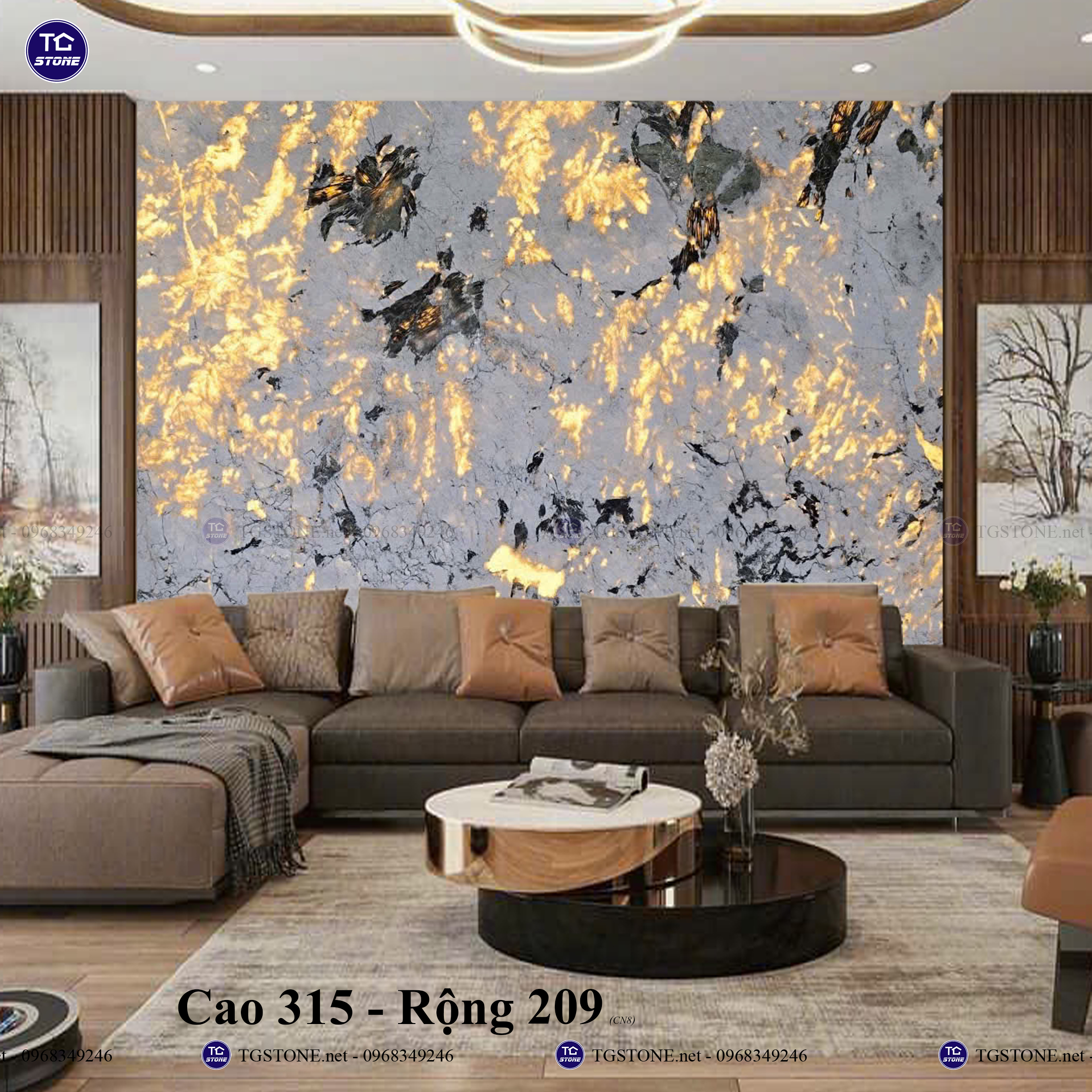 Tranh đá xuyên sáng nguyên tấm 49