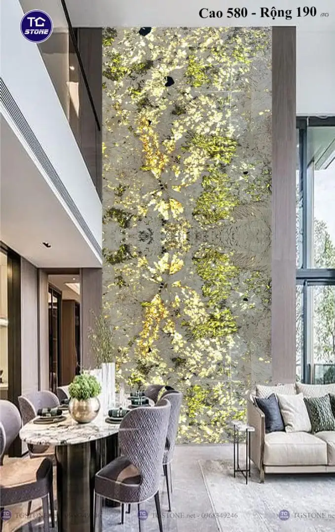 TRANH VÁCH ĐÁ TỰ NHIÊN THÔNG TẦNG 23