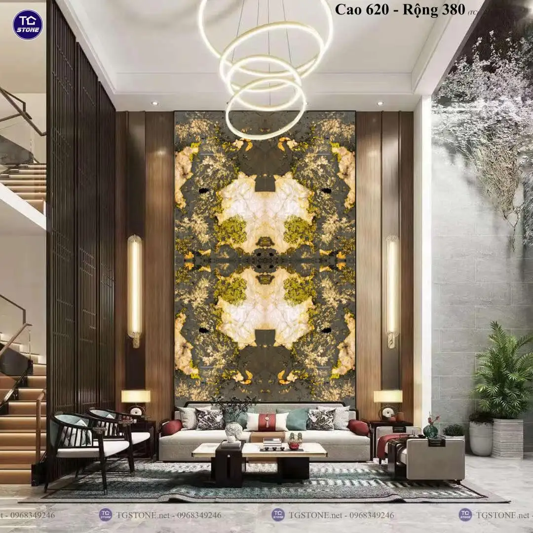 TRANH VÁCH ĐÁ TỰ NHIÊN THÔNG TẦNG 47