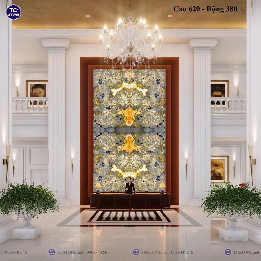 TRANH VÁCH ĐÁ TỰ NHIÊN THÔNG TẦNG 52